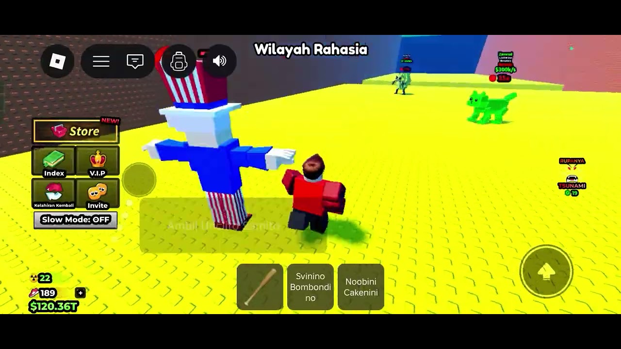 Game escape tsunami for brainrots ini gw ingin celestial atau gak secret!!! - Roblox ETFB