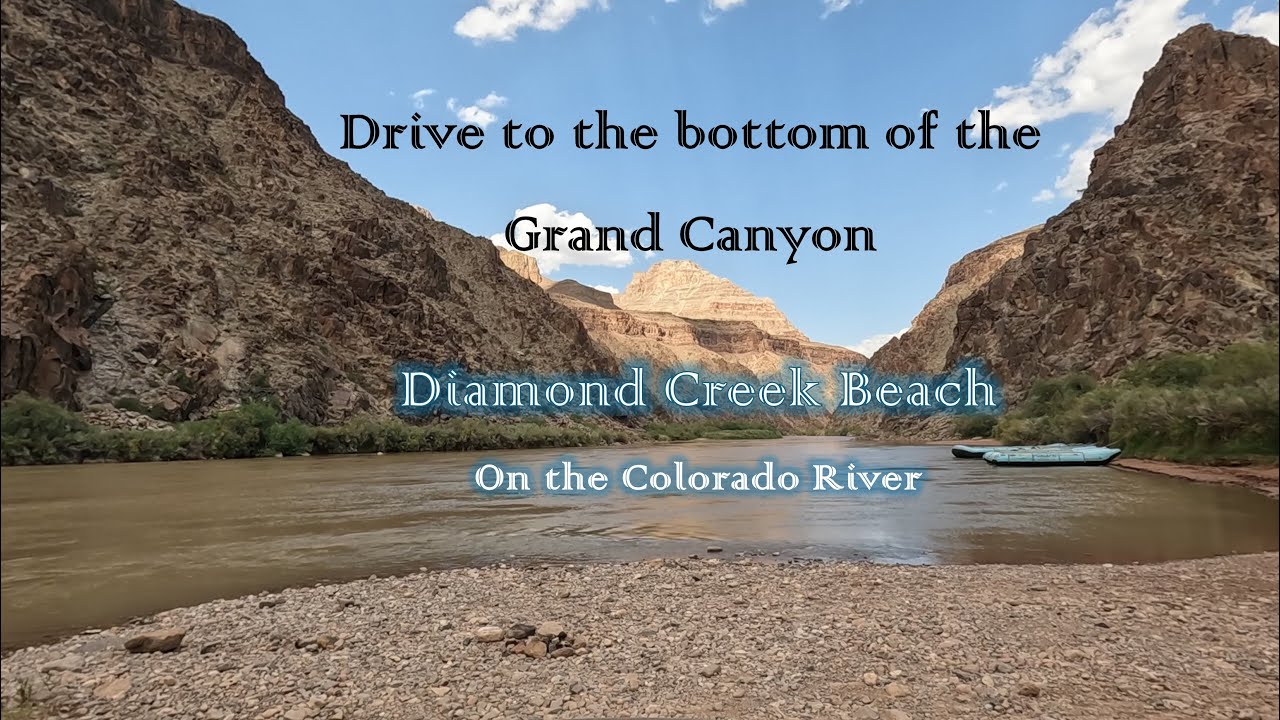 Peach Springs to Diamond Creek Beach complete scenic drive
