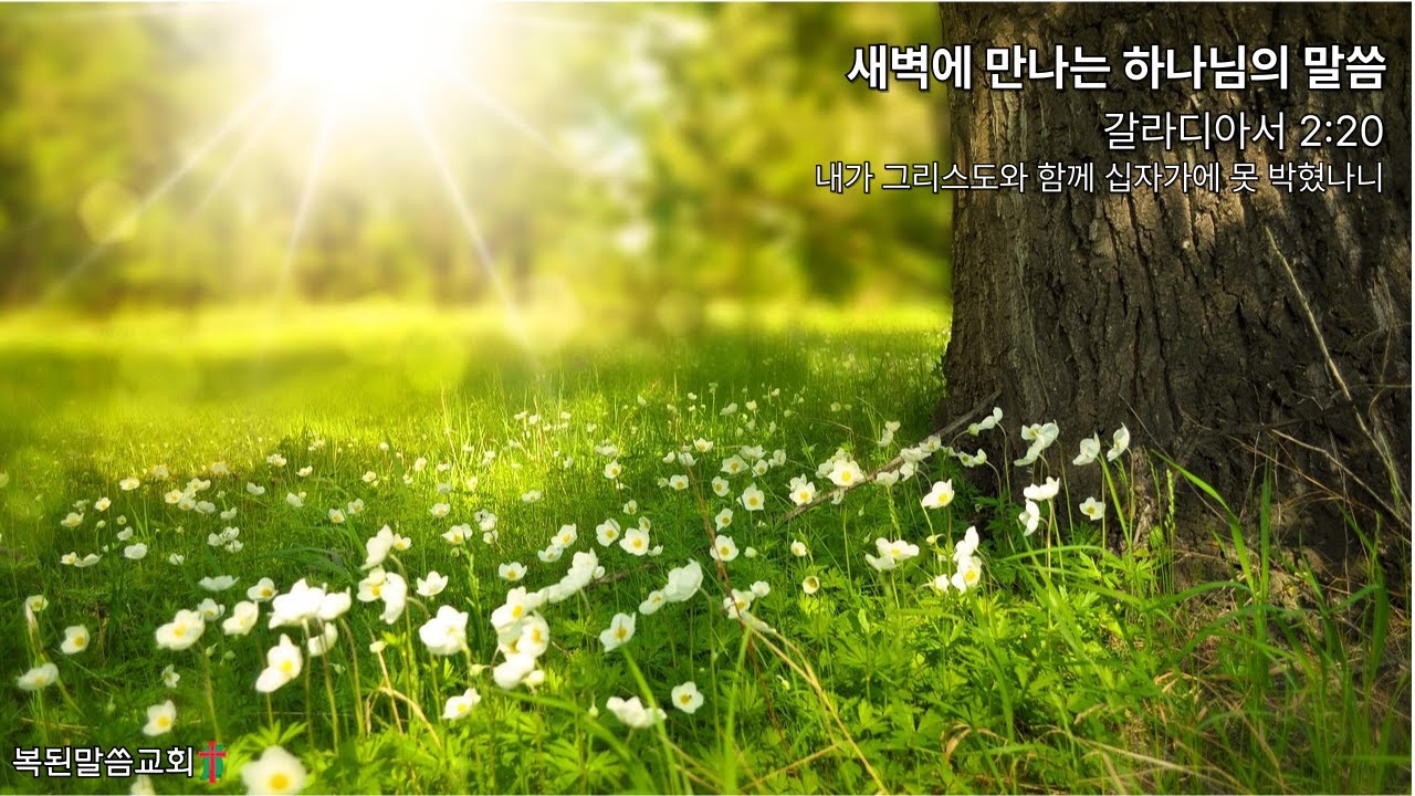 내가 그리스도와 함께 십자가에 못 박혔나니 / 갈라디아서 2:20
