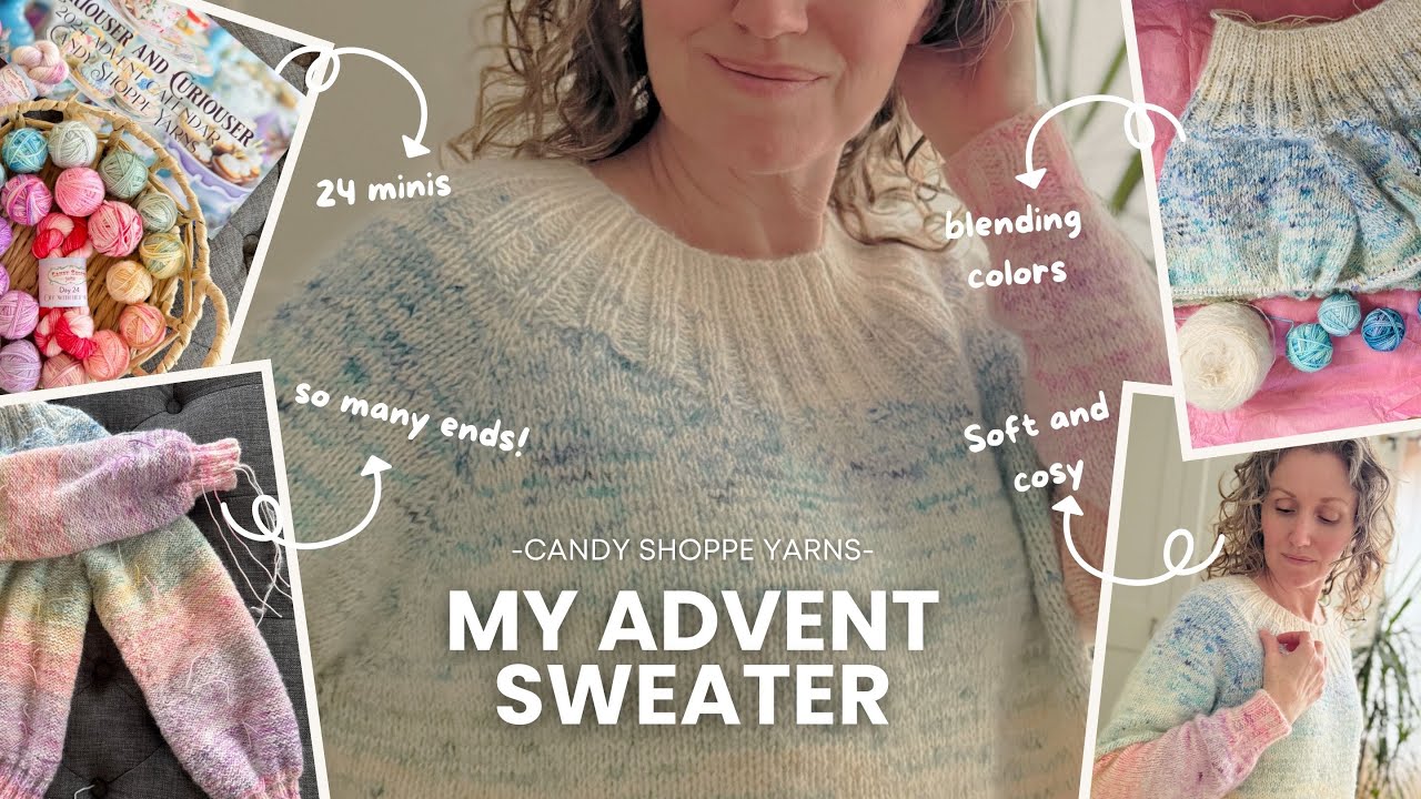 My First Finished Project of the Year 2025 - Knitting an Advent Sweater
