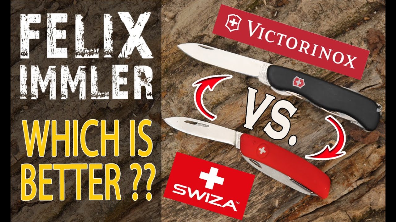 Are SWIZA pocket knives really better than VICTORINOX Swiss Army Knives? A comparison without taboos