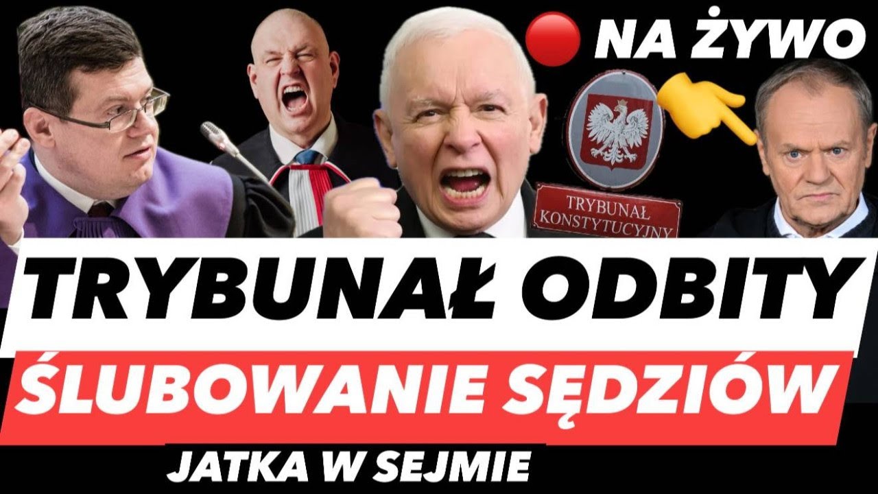 ŚLUBOWANIE SĘDZI&Oacute;W TK NA ŻYWO 🔴 SEJM W OGNIU | ZGROMADZENIE NARODOWE