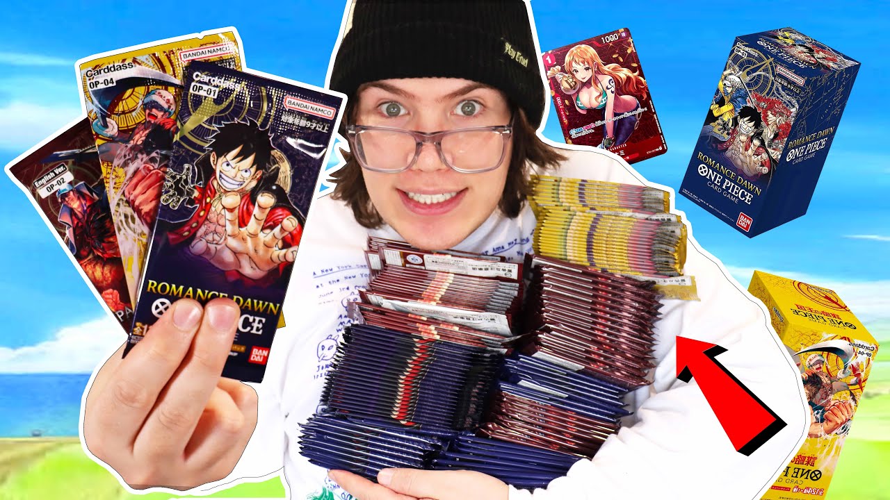 Opening 120 Different ONE PIECE Booster Packs!