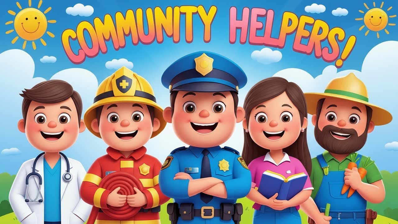 Community Helpers for Kids 👩&zwj;🚒 Everyday Heroes & Their Jobs | Preschool Learning Video
