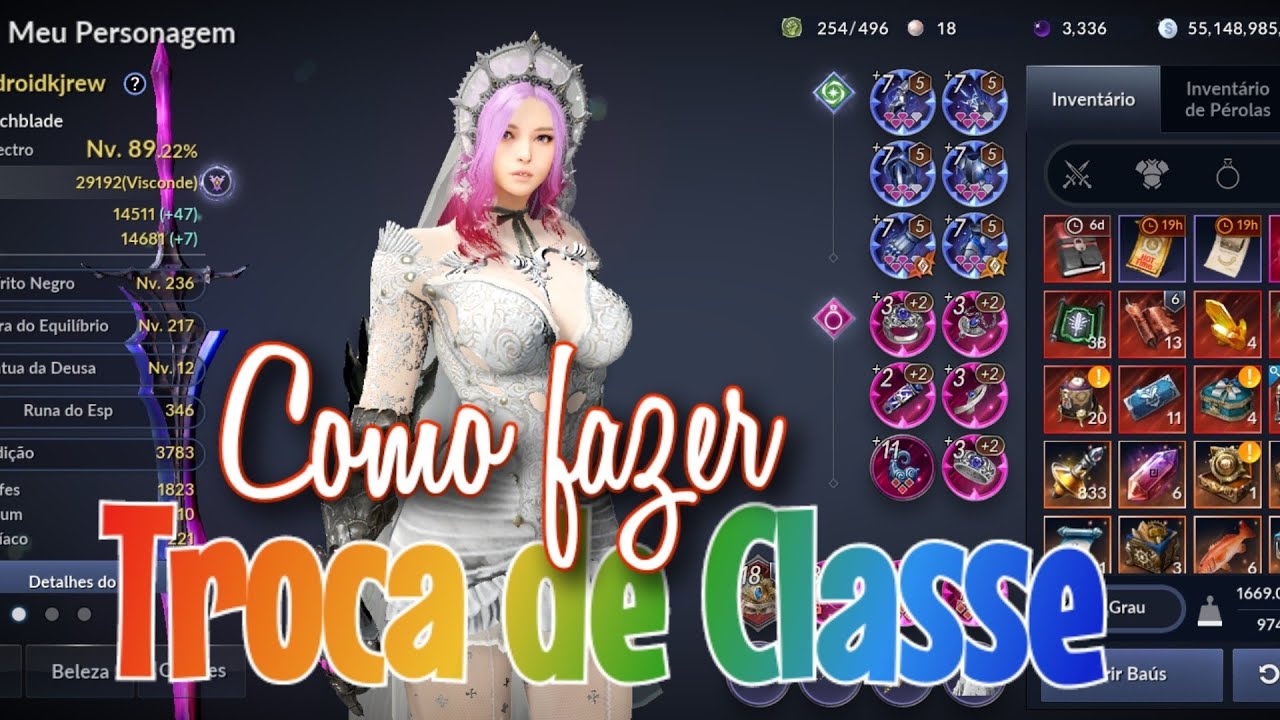 Como Fazer Troca de Personagem Principal (Main) Black Desert Mobile Dicas para Iniciantes EP 83