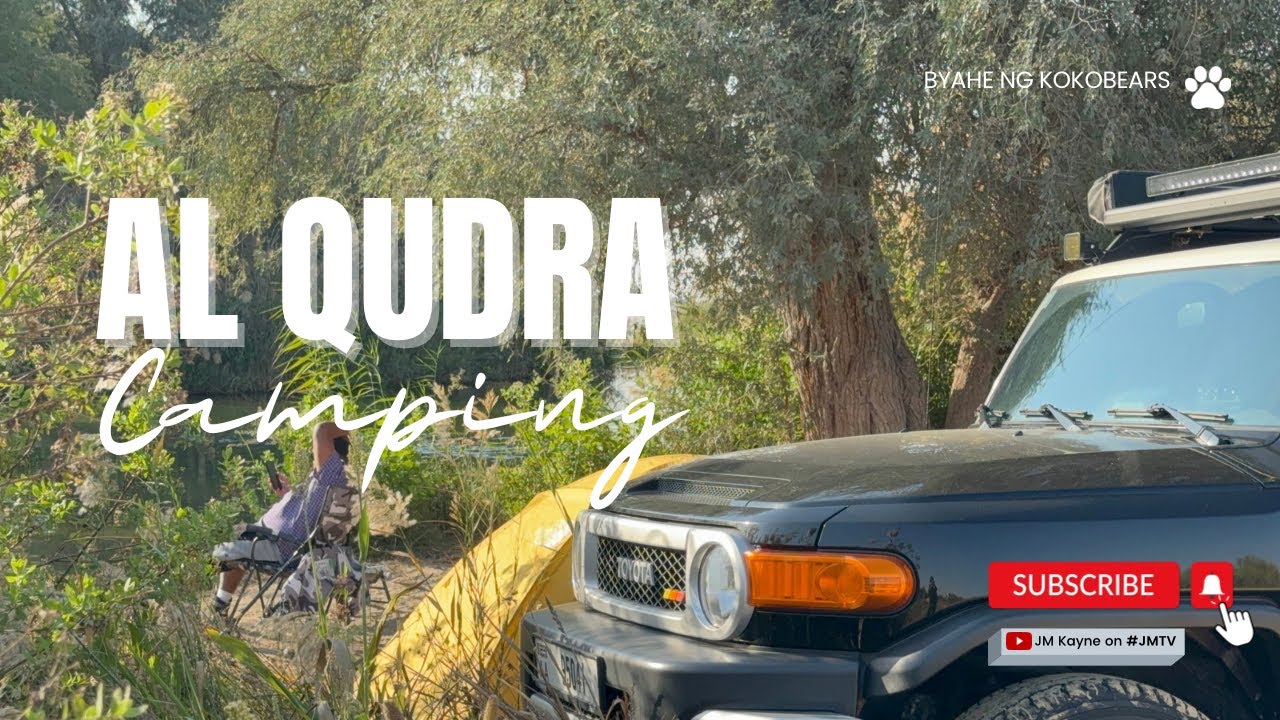 Overnight Camping 🏕️ in Al Qudra Lakes Dubai by JM Kayne 💚 #ByaheNgKokobears