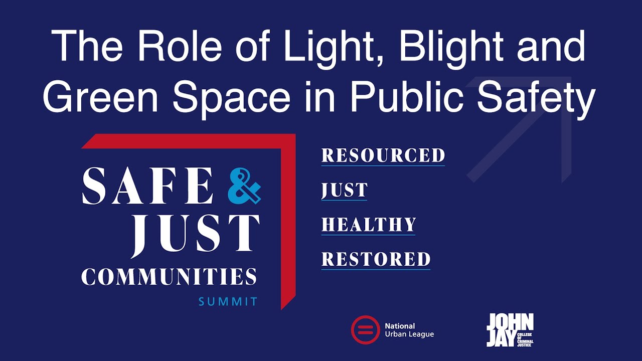 The Role of Light, Blight and Green Space in Public Safety