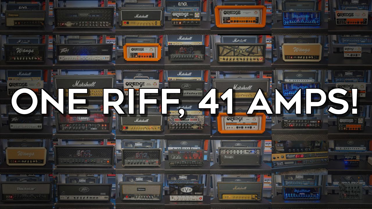 41 Guitar Amps In One Video??! INSANE Comparison!