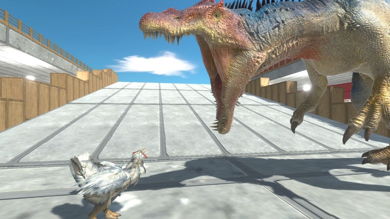 Chicken vs ALL UNITS in Modern Building Animal Revolt Battle Simulator