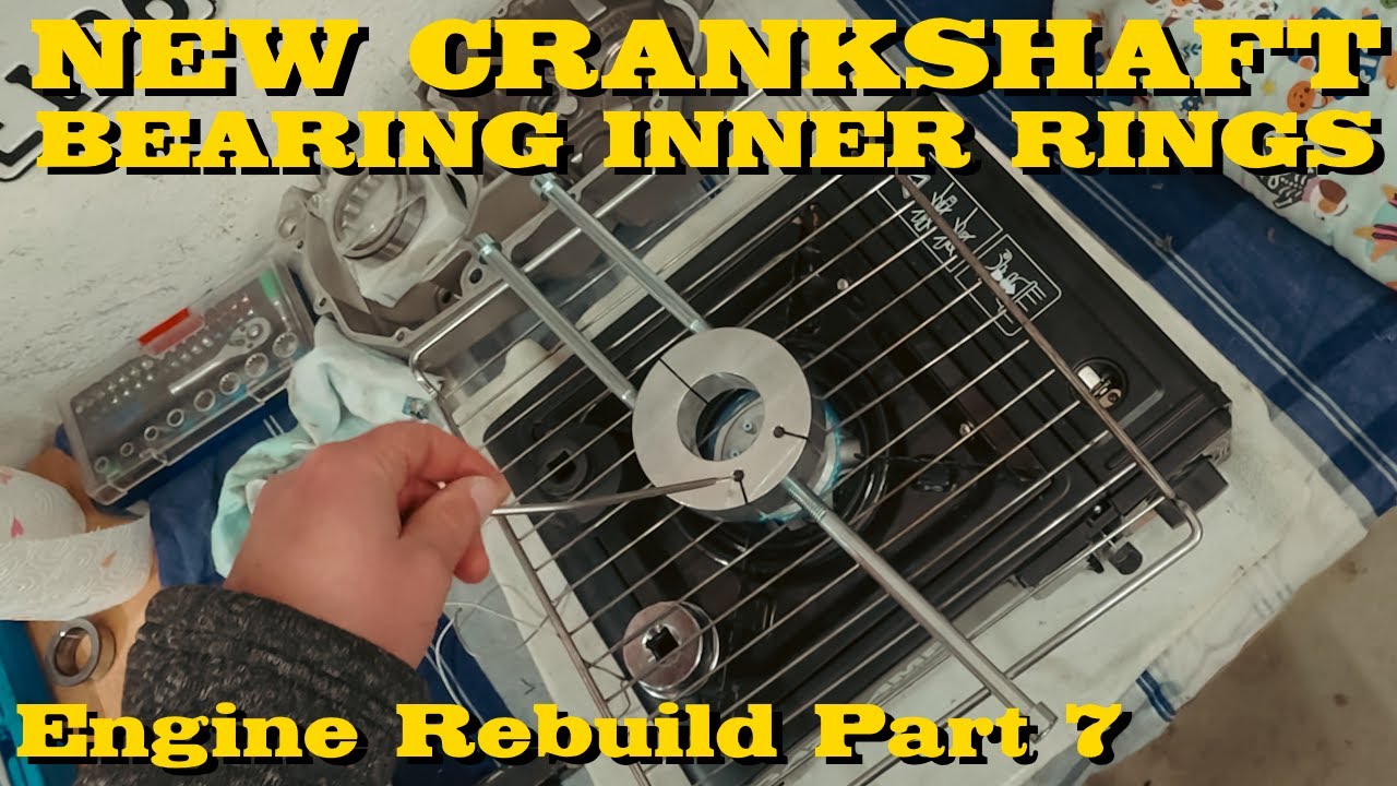 KTM 640 LC4 - Valve Removal and Crankshaft Bearing Inner Ring Replacement [Engine Rebuild Part 7]