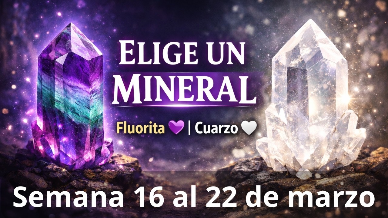 Interactivo: Elige Fluorita o Cuarzo Blanco ✨ ¿Qué te quiere decir esta semana?
