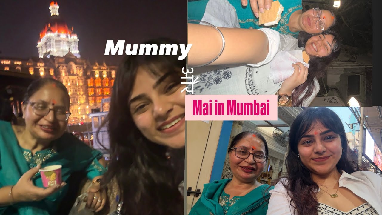Mummy and me in Bombae… day.1❤️