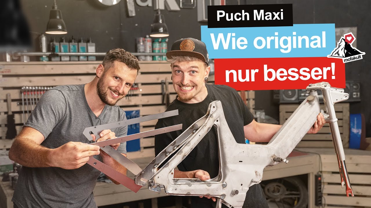 Puch Maxi N verstärkt | Dieser Rahmen reisst nie wieder!