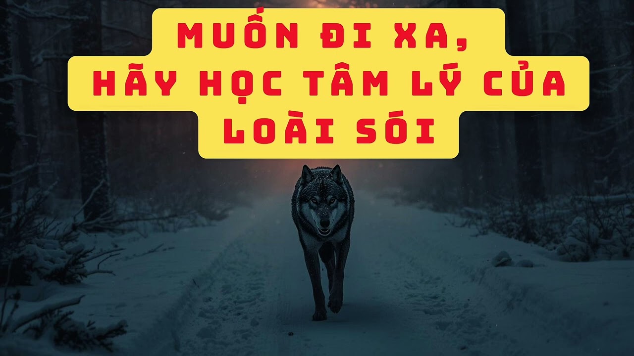 Muốn đi xa, hãy học tâm lý của loài sói.