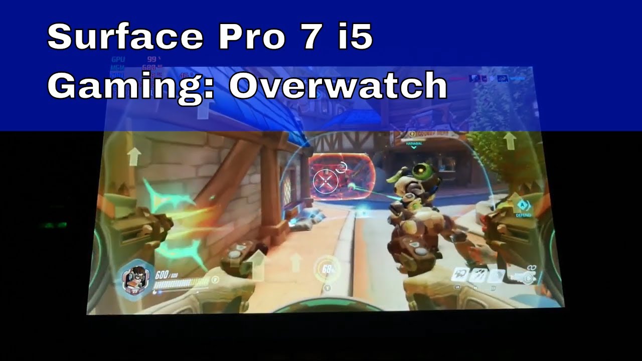 Gaming on the Surface Pro 7 i5 - Overwatch