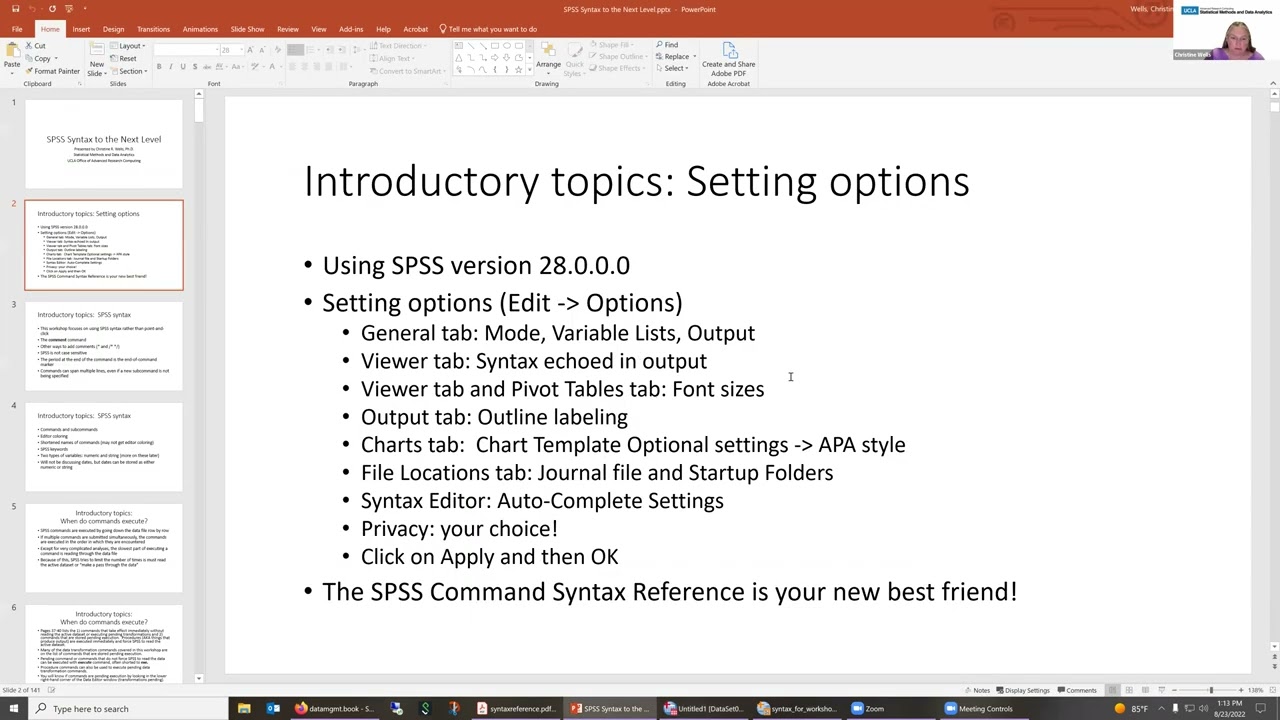 SPSS Syntax to the Next Level