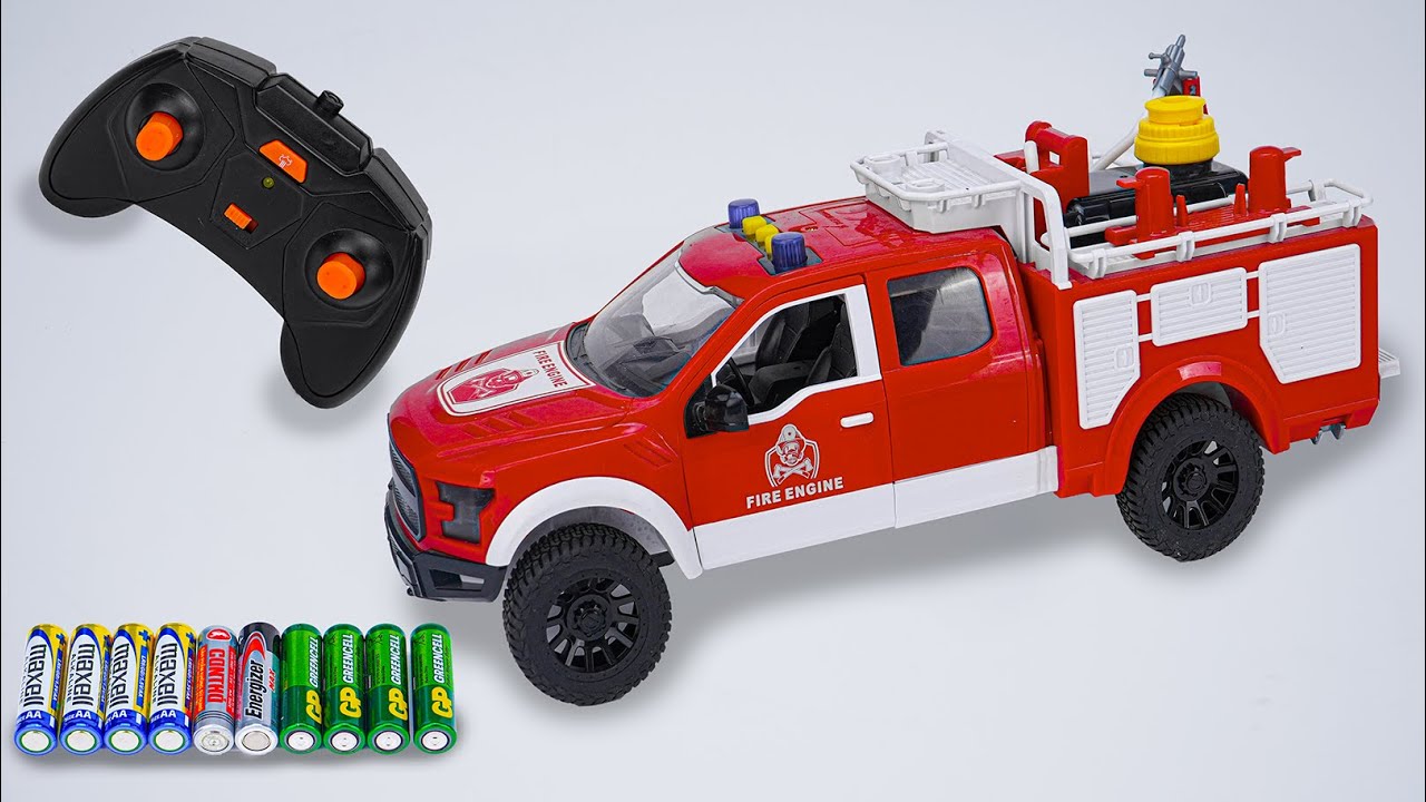Unboxing Madrid Firefighter Truck, RC Rodger Dodger, RC Mosasaurus, Pororo Rolling RC Toy Car