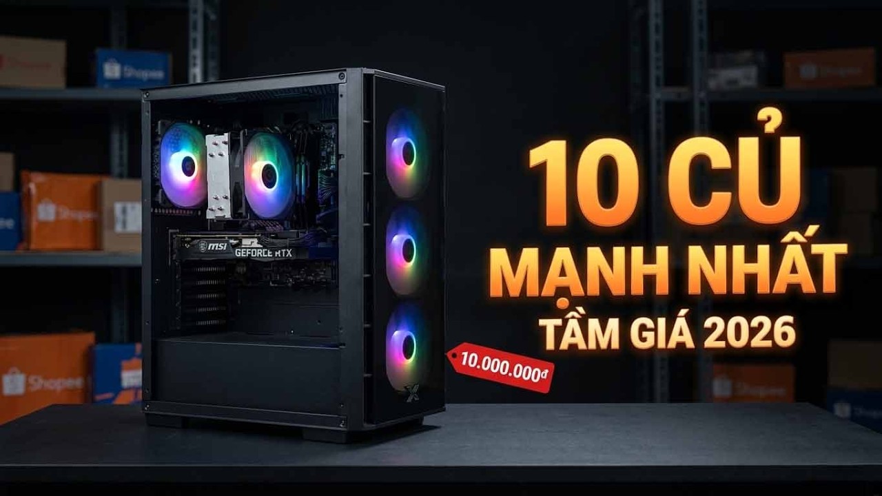 Thử Th&aacute;ch Build Pc 10 củ Mạnh Nhất 2026 Tầm Gi&aacute;