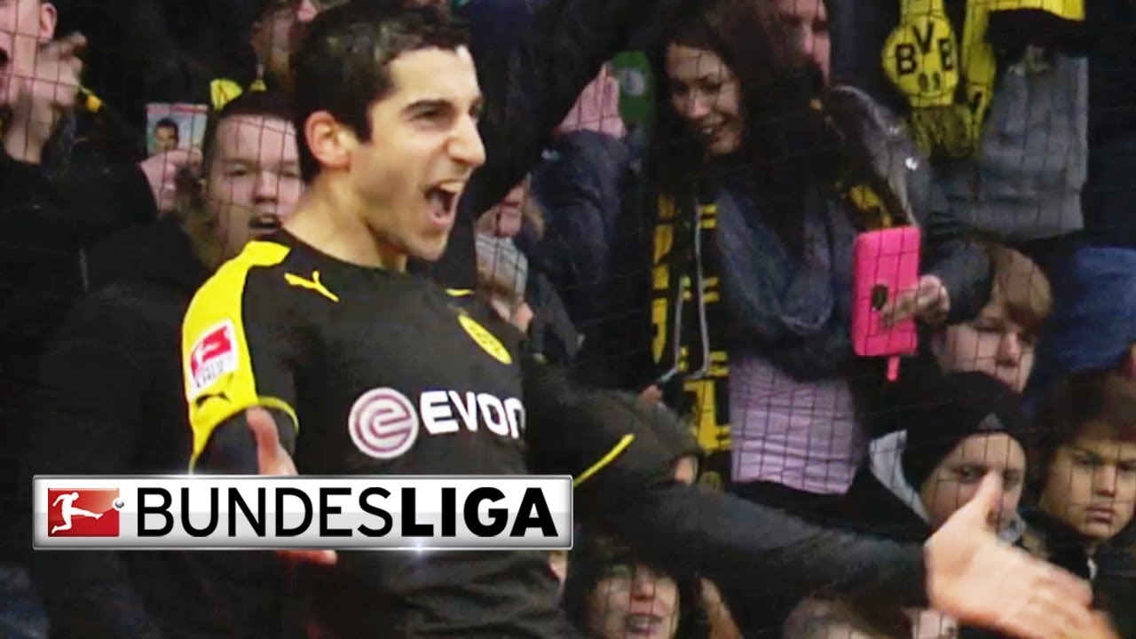 Dortmund's Mkhitaryan Scores 2 Great Goals