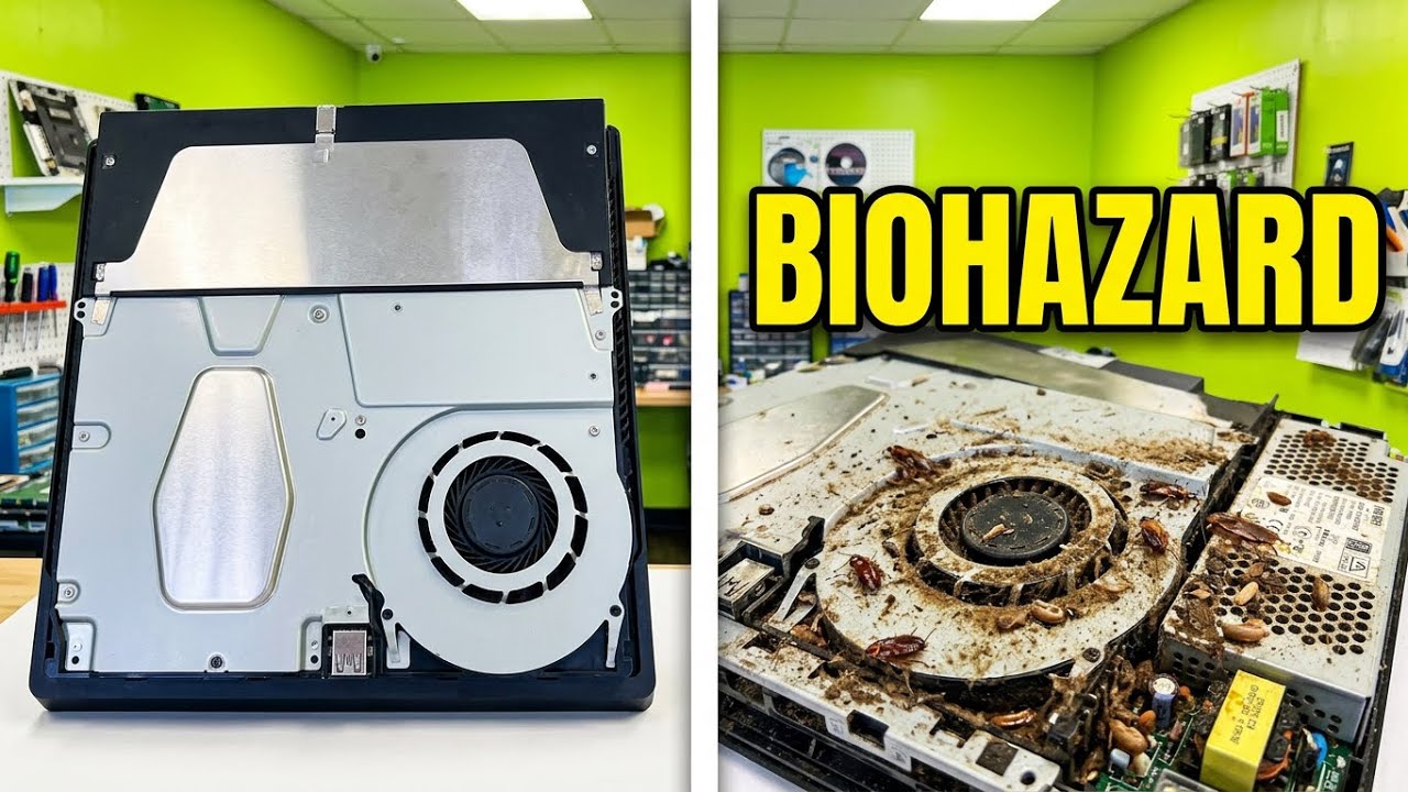 Even Cockroaches Would REFUSE To Live in This PlayStation 🤢🤮