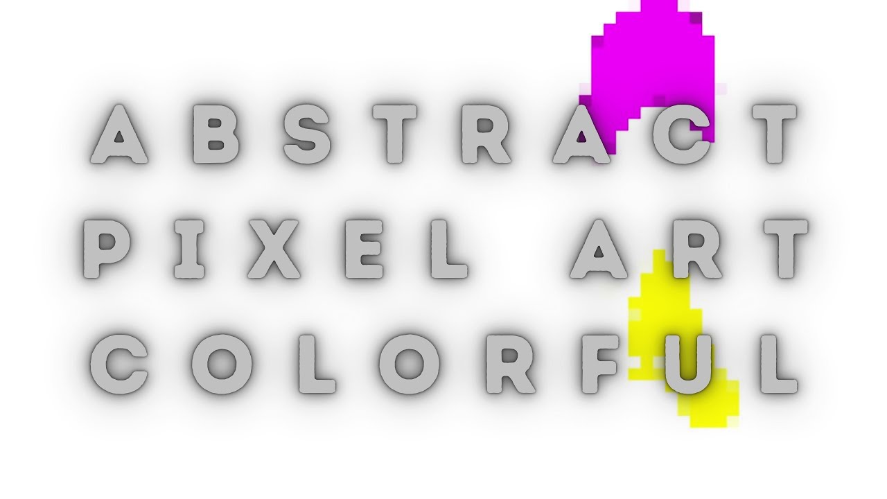 🎨 Abstract Pixel Art Colorful Animation | Retro Aesthetic Loop in 4K