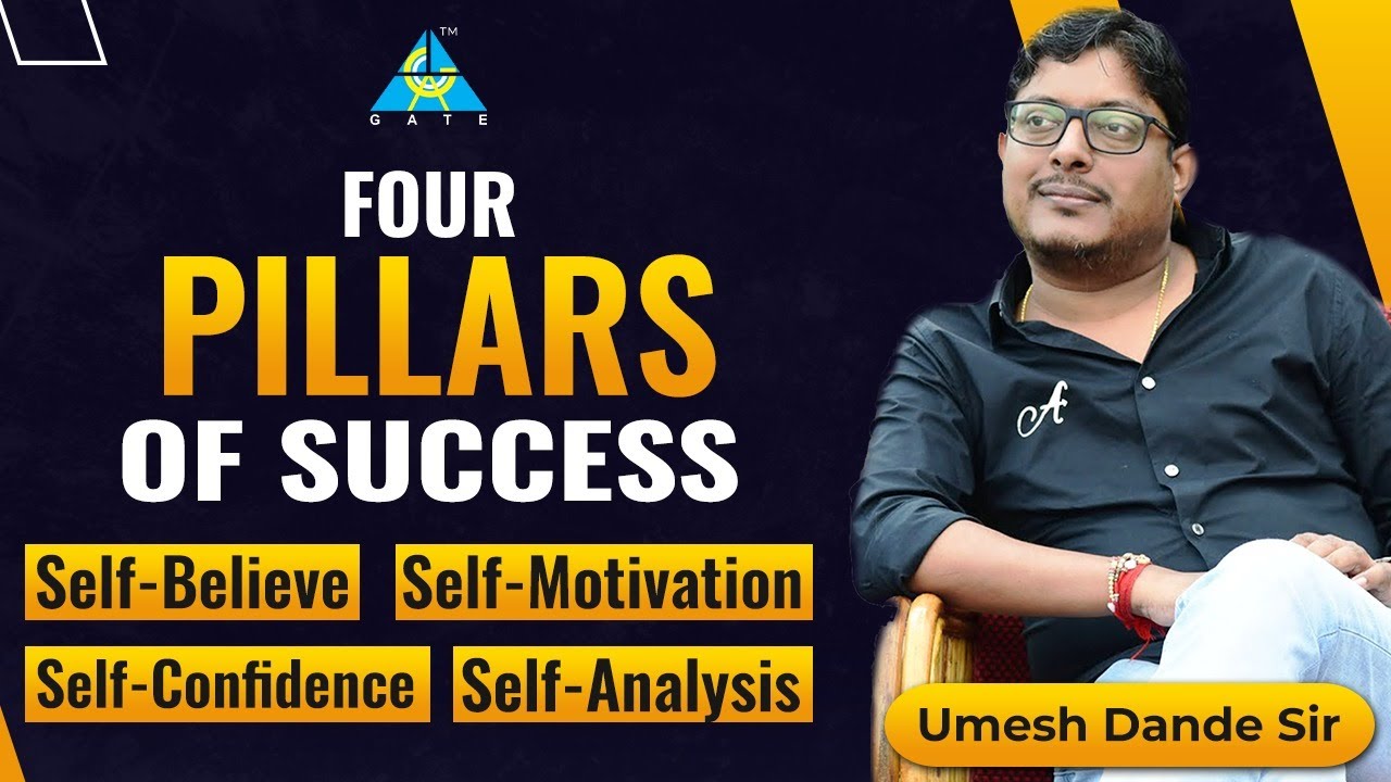 Four Pillars of Success : Self-Believe, Self-Motivation , Self-Confidence & Self-Analysis !!
