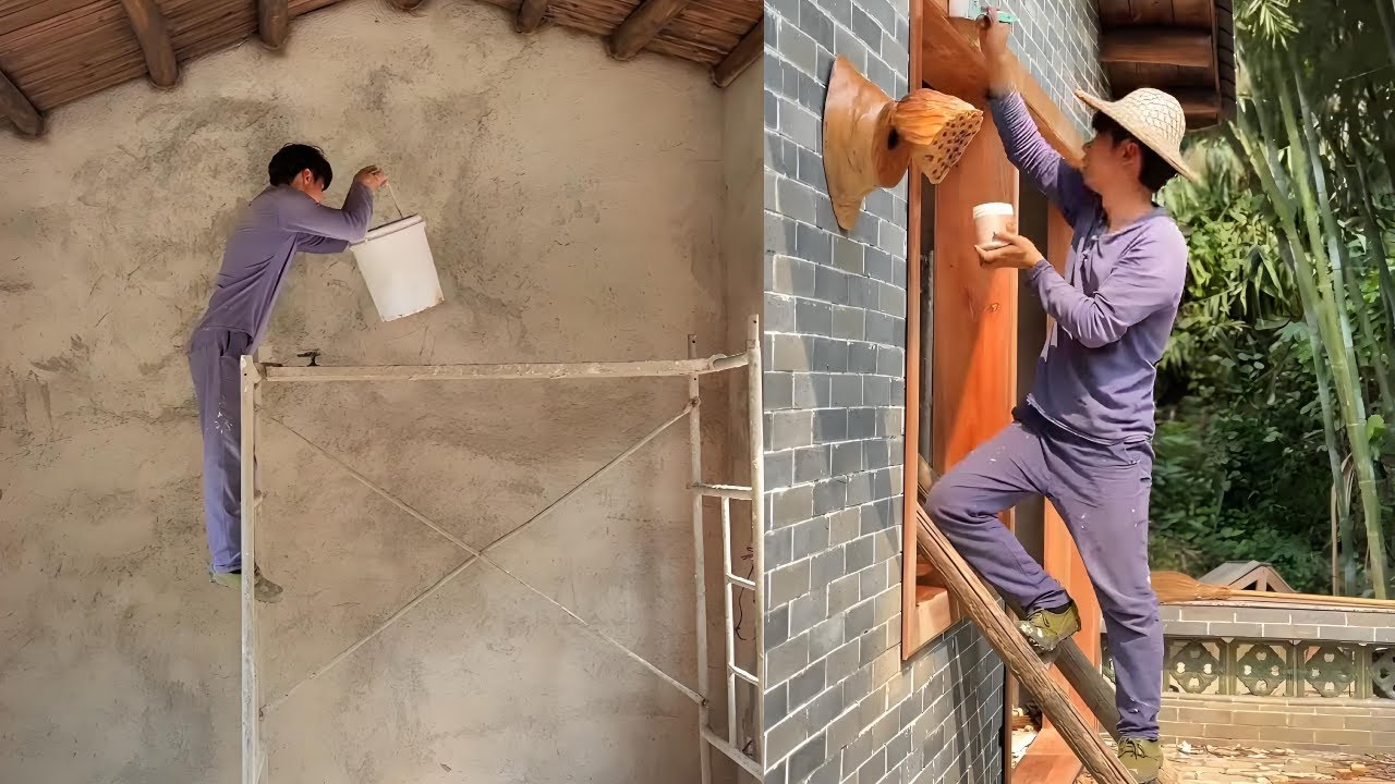 To escape debt, a man returns to the mountains to renovate an old house to live in！