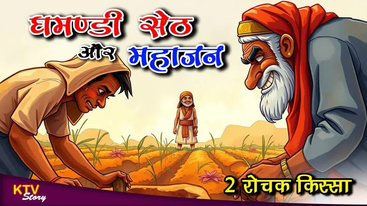 घमंडी सेठ और महाजन, नैतिक हिंदी कहानी, GHAMNDI SETH AUR MAHAJAN, MORAL HINDI STORY, KTVSTORY