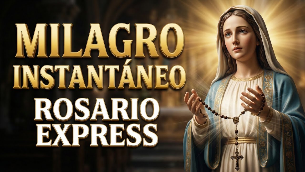 &iexcl;ALERTA DE MILAGRO! 🛑 Reza este Rosario EXPRESS y Mira lo que Pasa en Instantes.