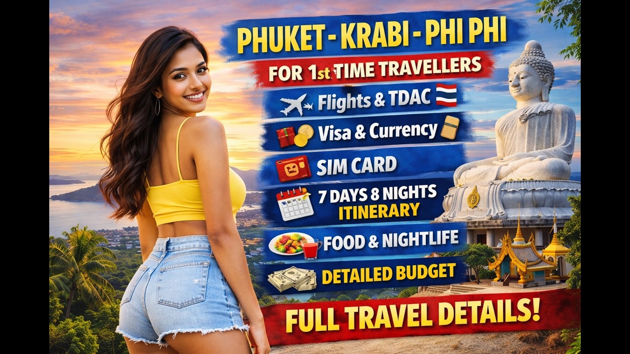 Thailand First International Trip Guide | Phuket - Phi Phi - Krabi 8D7N Itinerary Budget Visa Flight