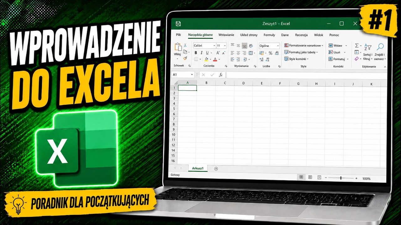 Poradnik odc.1- wprowadzanie do Excela 2016