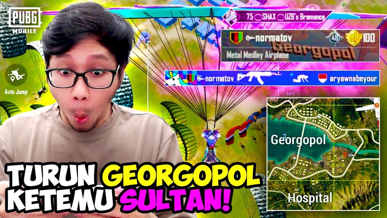 TERNYATA BEGINI! TURUN GEORGOPOL KETEMU SULTAN? AUTO BERBURU! PUBG MOBILE
