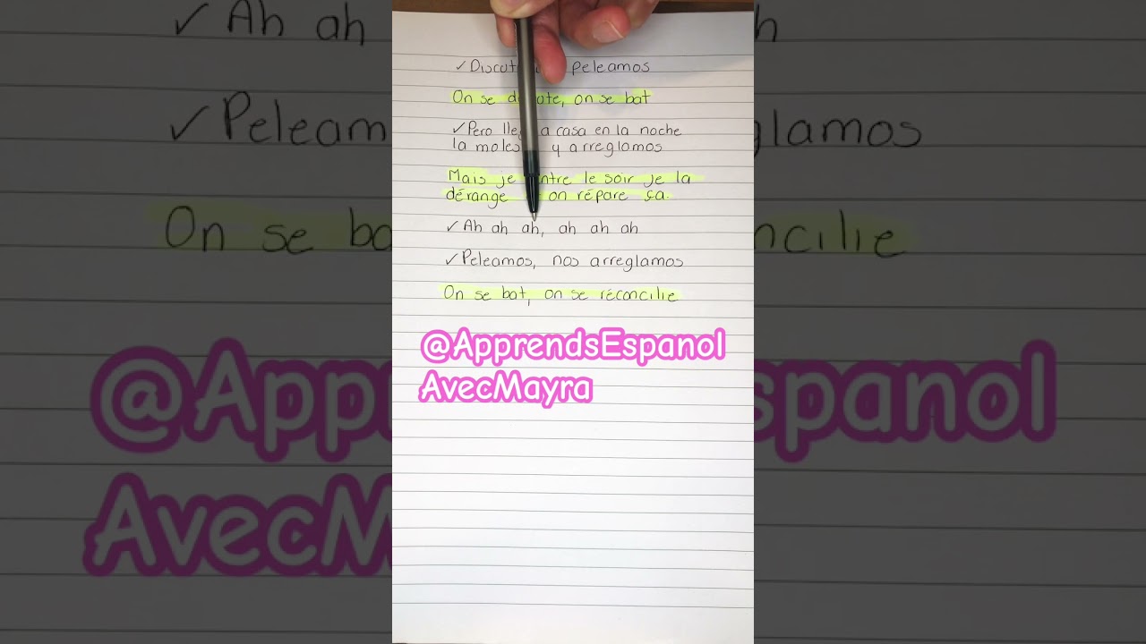 Aprende espa&ntilde;ol con canciones, Ay vamos #musica #regaeton2021 #jbalvin #aprendeespa&ntilde;ol #lyrics