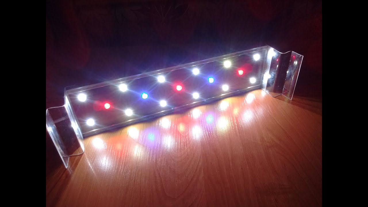 DIY LED aquarium lighting -  Belka power led mojej konstrukcji / epoka akwariowa