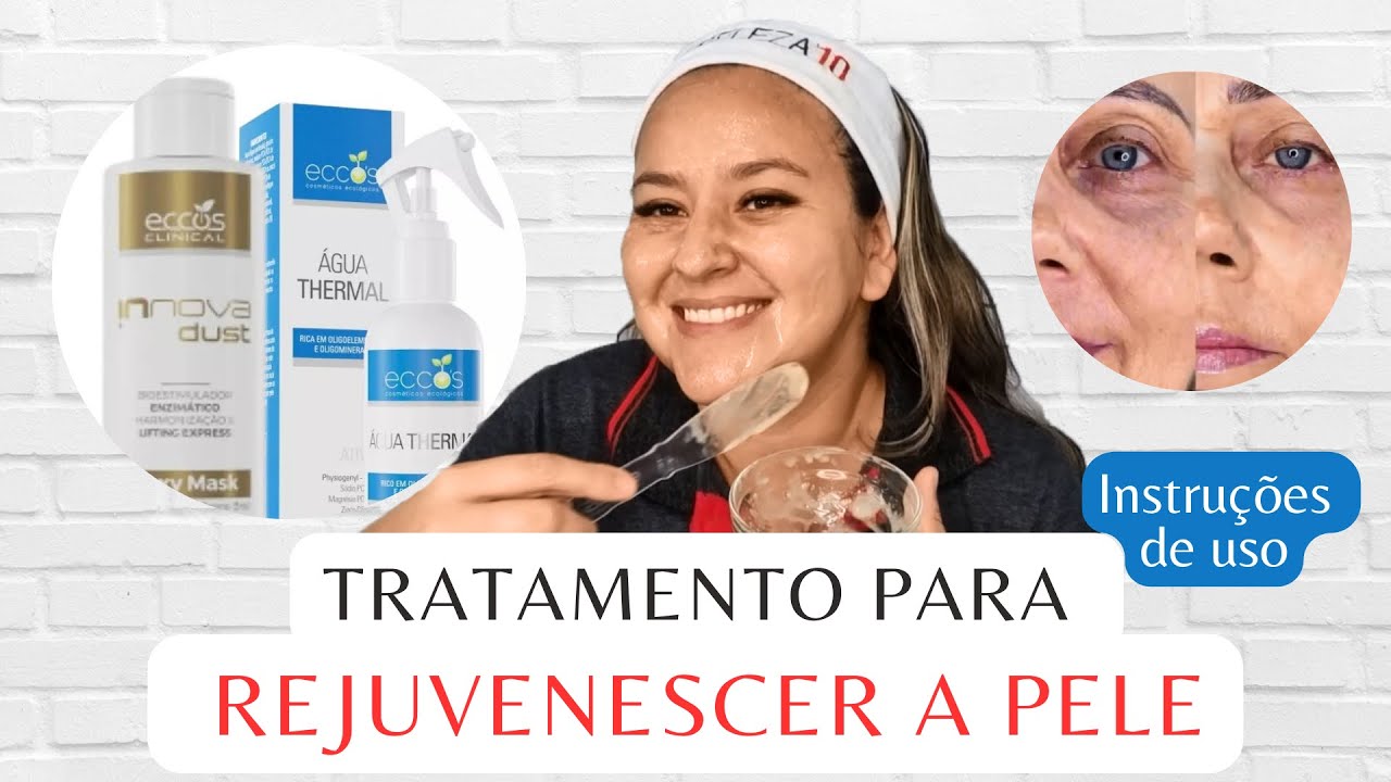 INNOVA DUST MASCARA ENZIMÁTICA ECCOS: MINHA EXPERIÊNCIA E OPINIÃO SINCERA! VALE A PENA?