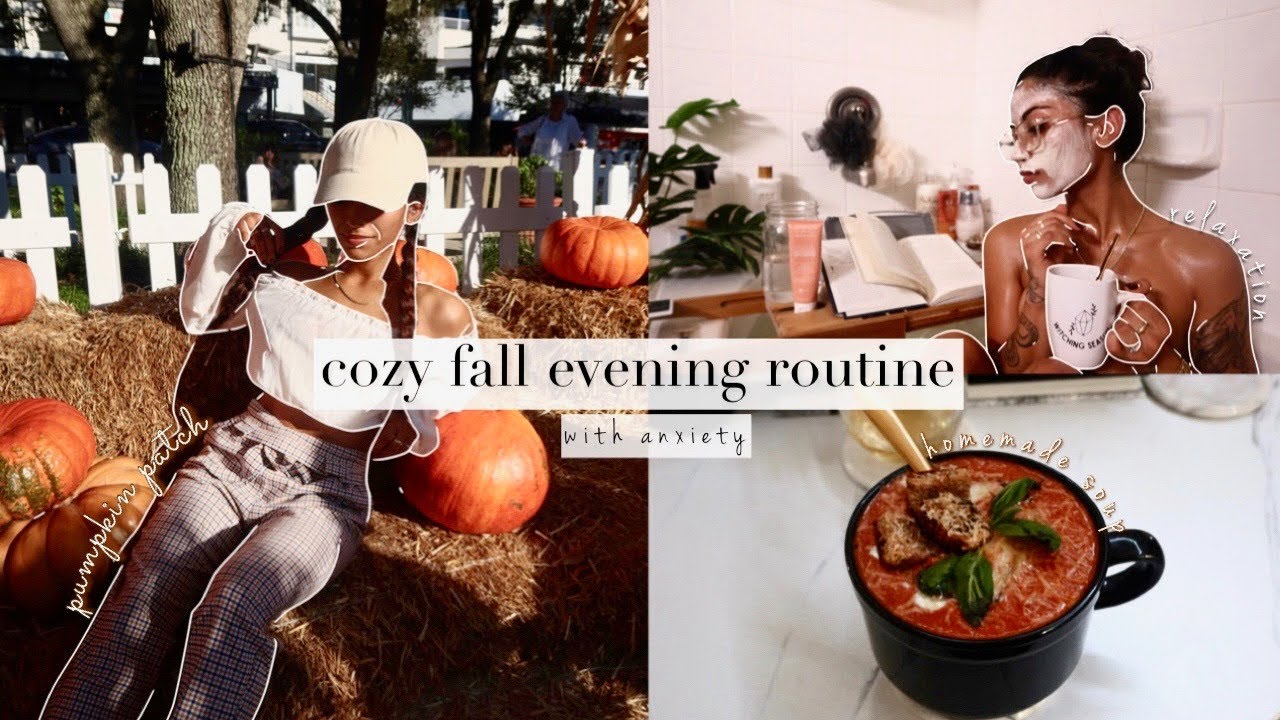my cozy fall night | evening routine🌙🍂 * chill vibes * aesthetic * healthy * 🕯
