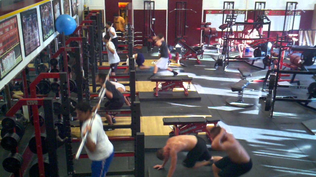 Clovis west wrestling workout