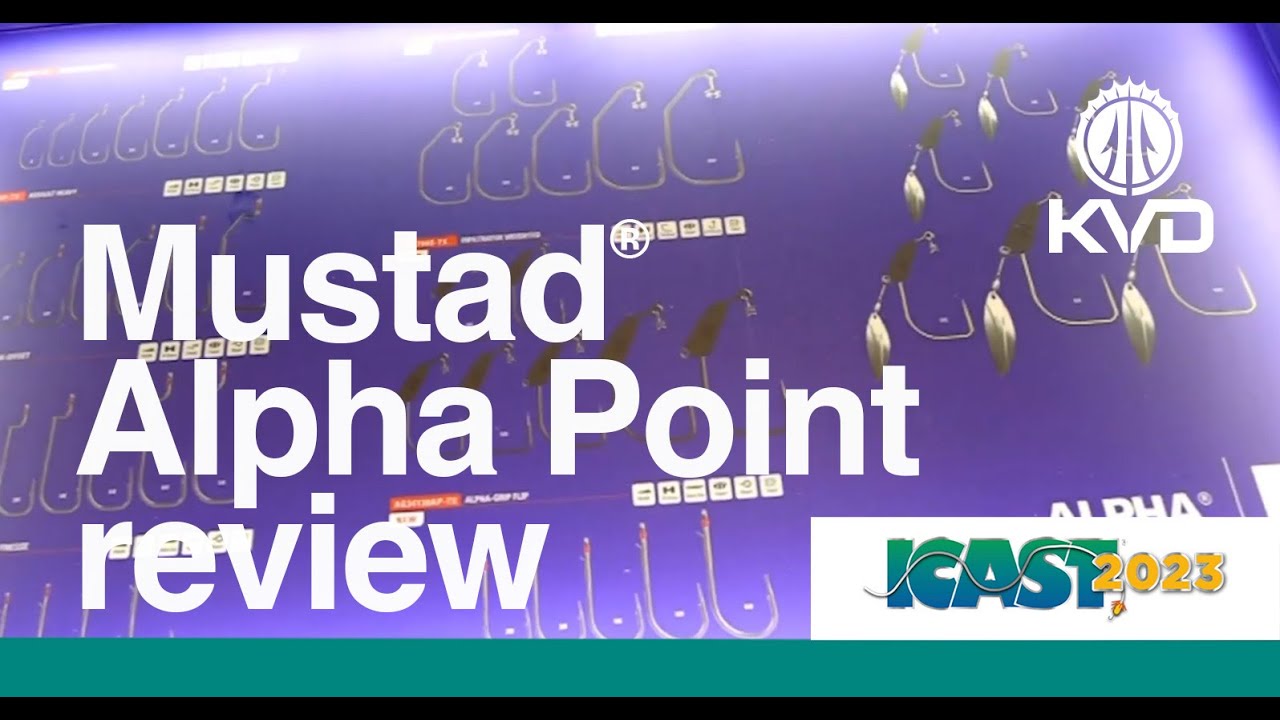 Best, strongest fishing hooks - from Mustad & KVD