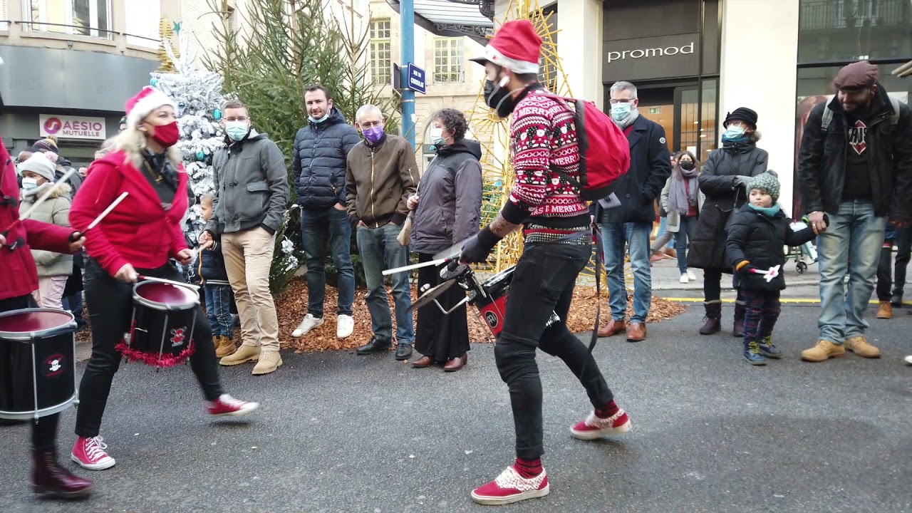 Batucadonf marché de Noël Limoges 2021