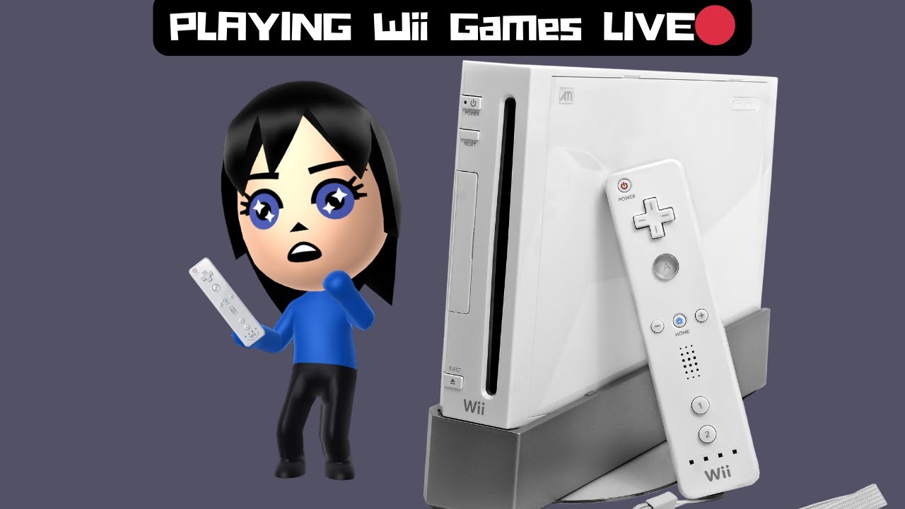 LIVE🔴 chill stream: Playing Wii Games!!! Come Hangout!