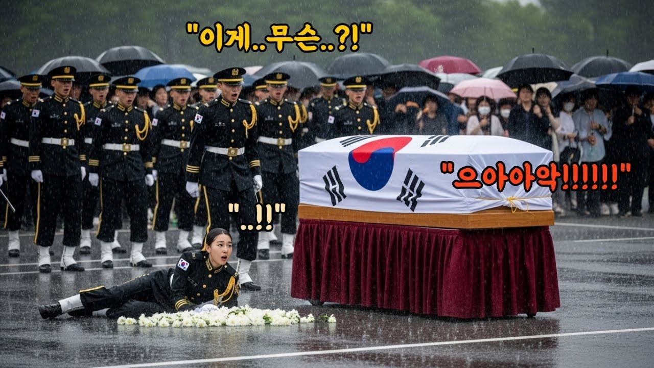 군 영결식 도중, 관 속에서  살려달라  비명이 터져 나왔다  관을 열어본 순간 모두가 경악했다…