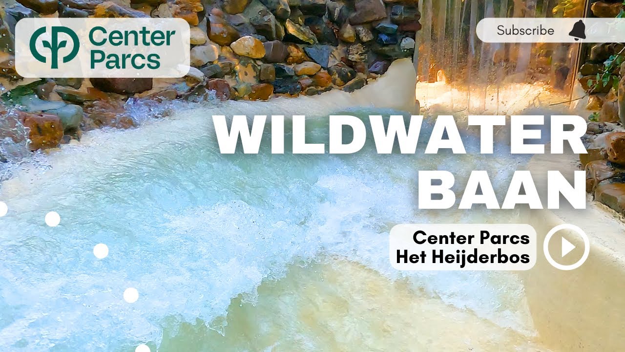 HEFTIGE WILDWATERBAAN op Center Parcs Het Heijderbos