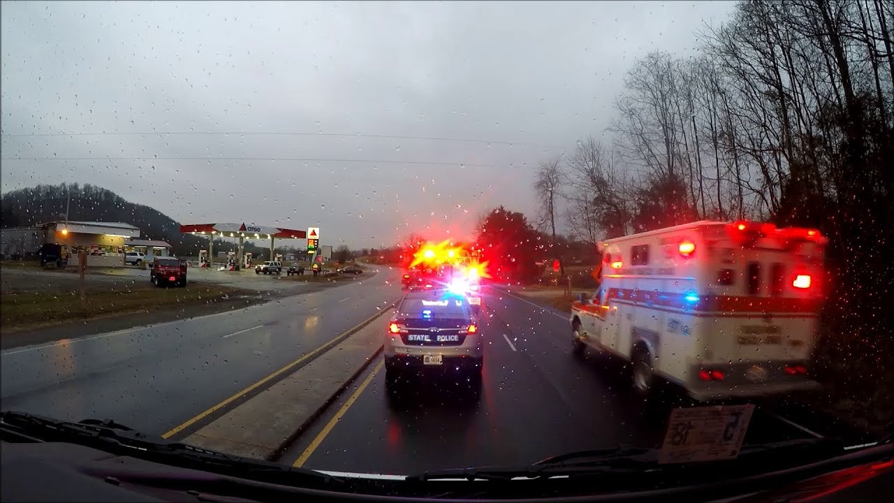 BVFD Engine 3 Responding 12/17/17, (Ride Along)