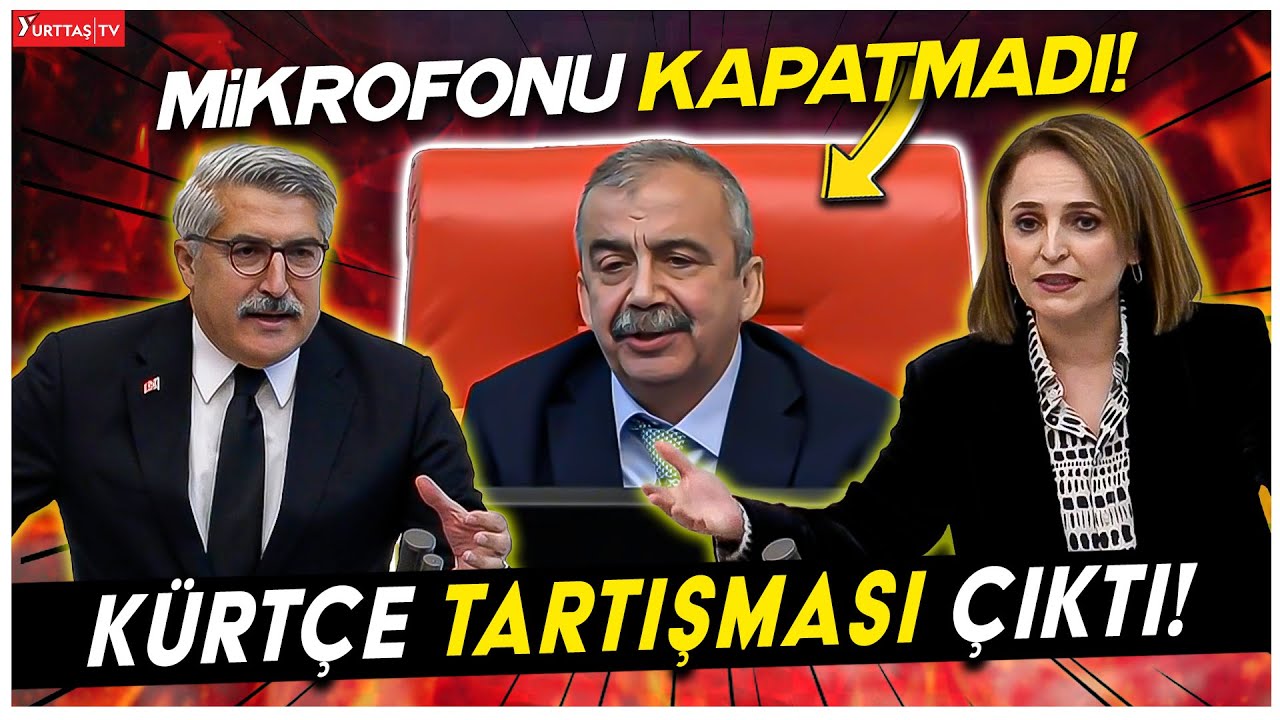 TBMM'de Kürtçe Tartışması! Sırrı Süreya Önder Mikrofonu Kapatmayınca Mecliste Tartışma Çıktı!