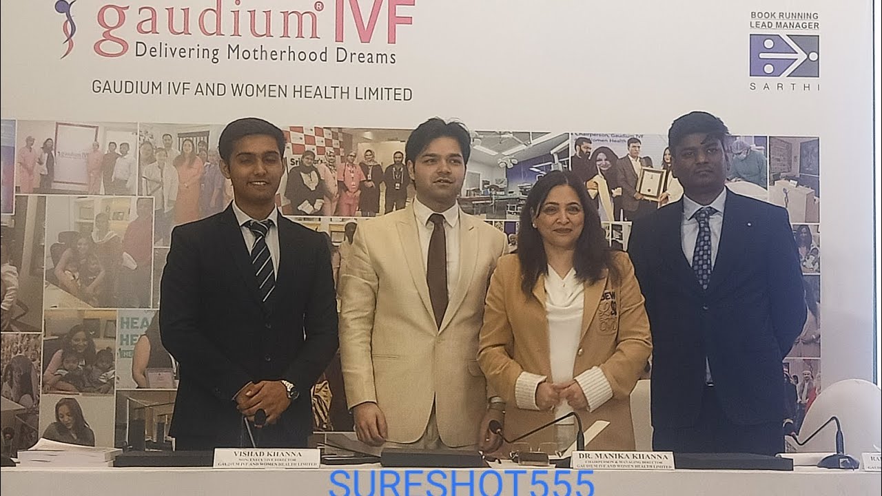 # GAUDIUM IVF # Dr. MANIKA KHANNA (MD) # VISHAD KHANNA  # IPO # NSE # BSE