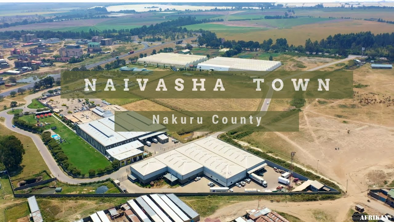 The Town By the Flower Farms Naivasha Kenya in Africa.