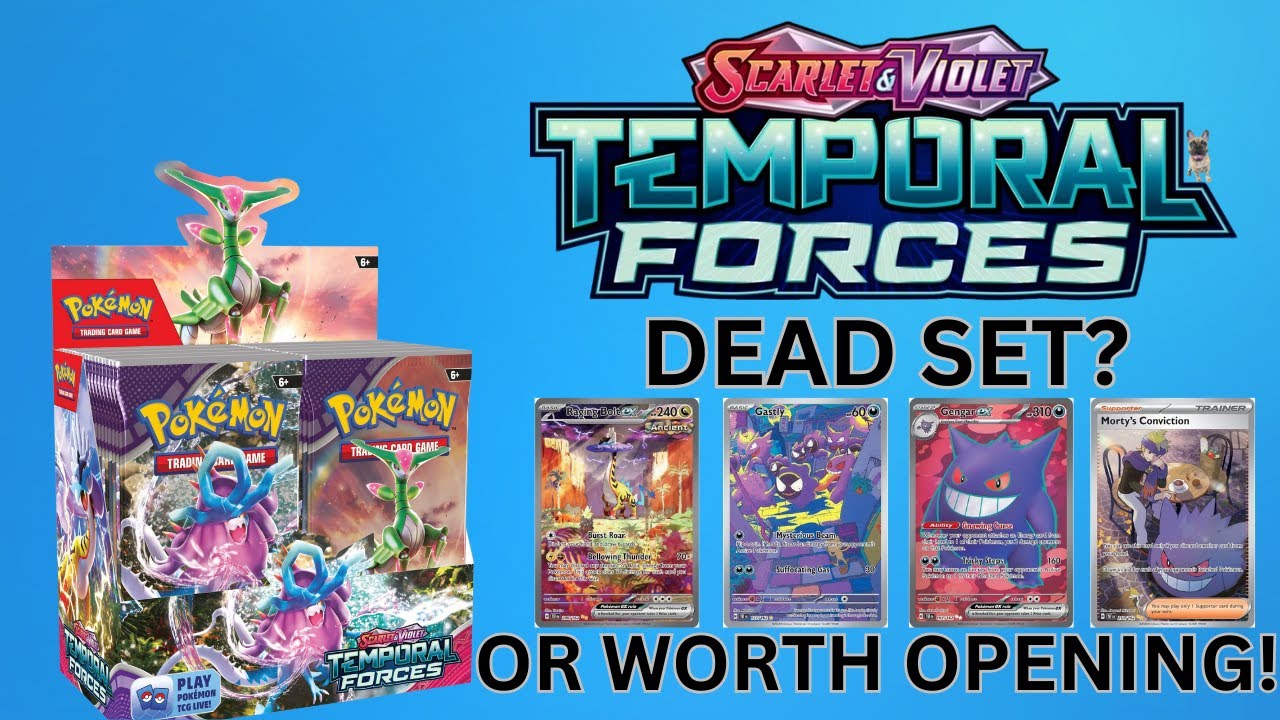IS TEMPORAL FORCES A DEAD SET? OPENING FULL BOOSTER BOX OF POKEMON TEMPORAL FORCES