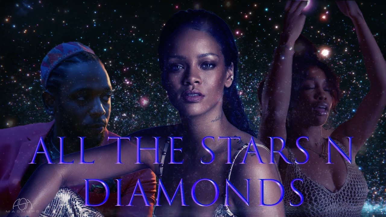 ALL THE STARS x DIAMONDS (Mashup) - Rihanna, Kendrick Lamar, SZA (Music Video) | Ash Mashups