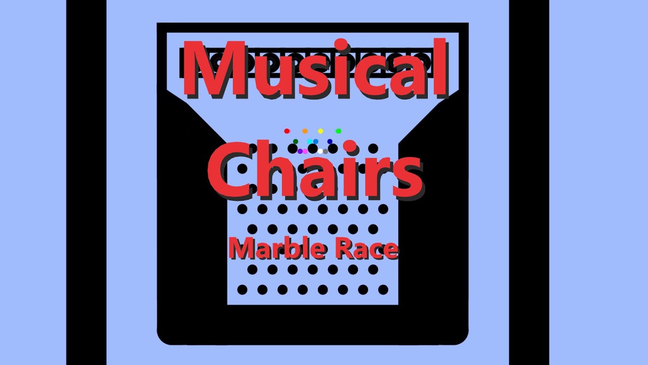 Marble Race in Algodoo - Musical Chairs