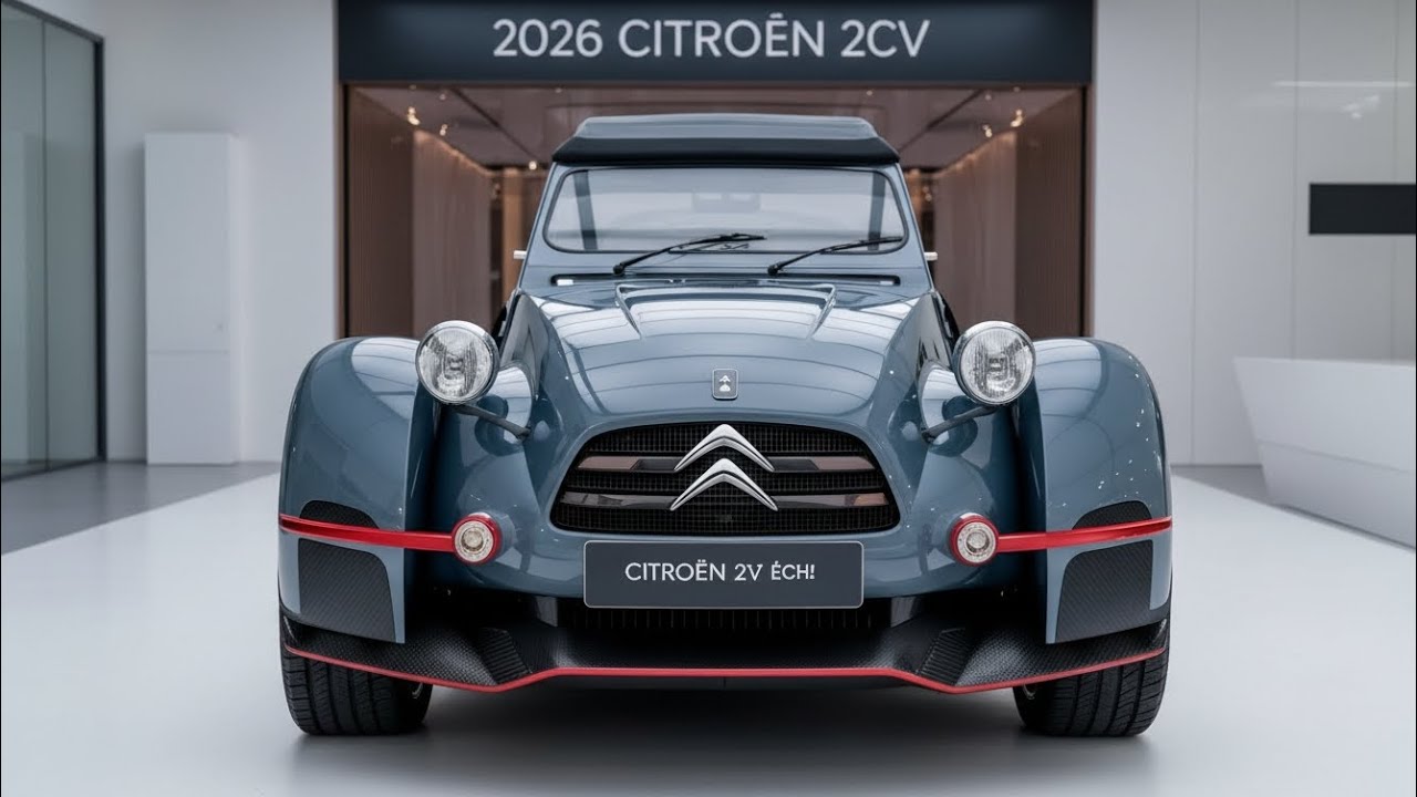¡El Citroën 2CV 2026 ha vuelto! El coche más icónico ahora es moderno, barato y eficiente